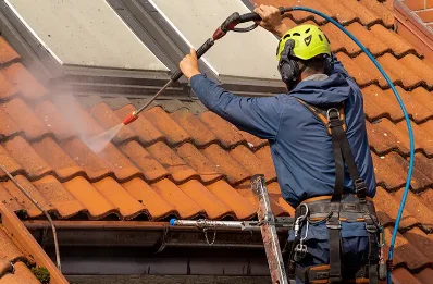 Démoussage et hydrofuge de toiture à Lemuy